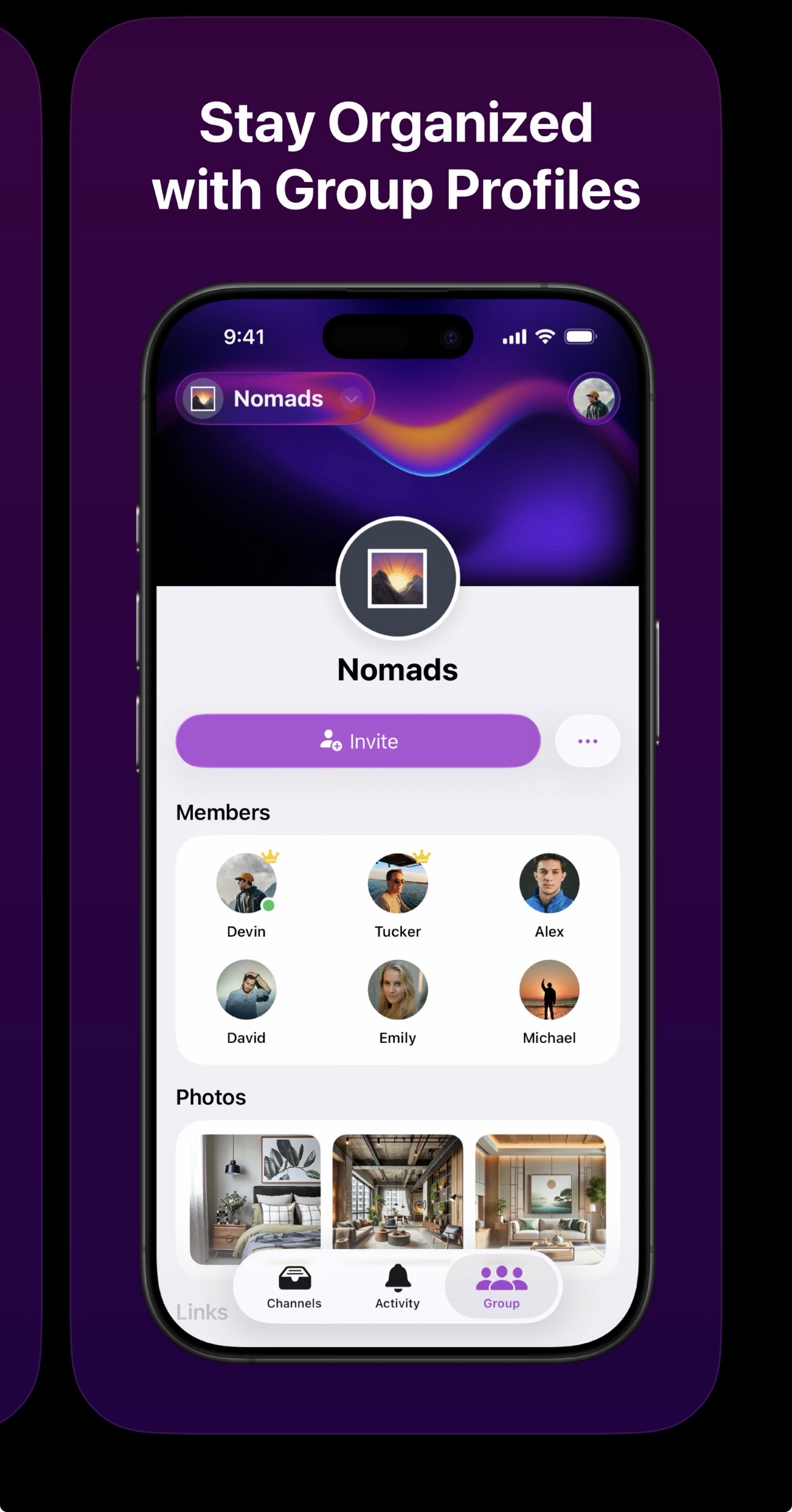 Yodelay profile screen